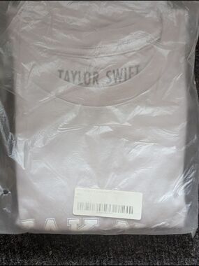 Taylor Swift Light Gray Logo Crewneck Tee